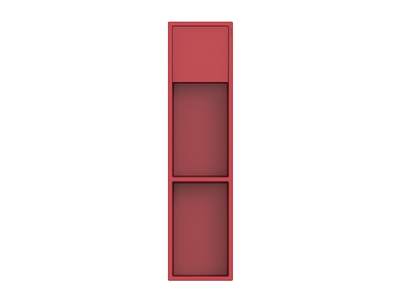 3 Layer Red Shower Niche
