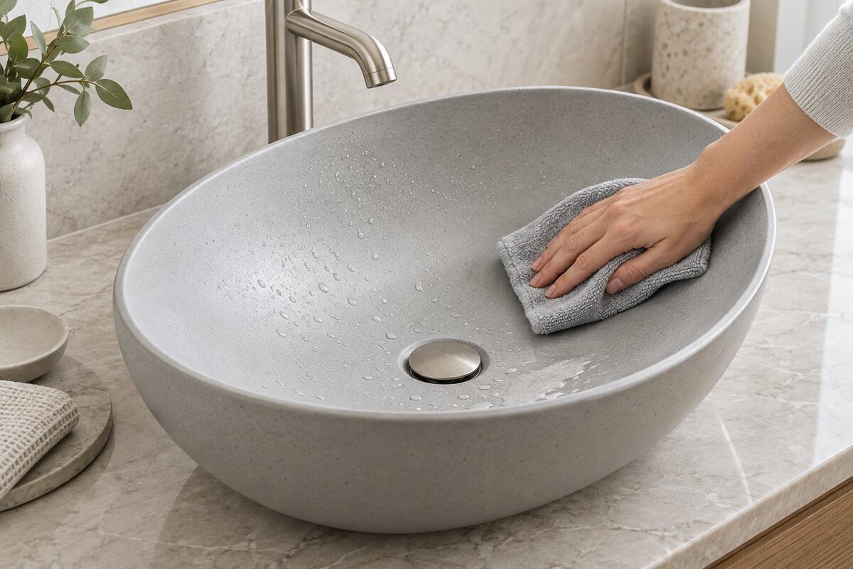 Are Egg-Shaped Sinks Hard To Clean?
