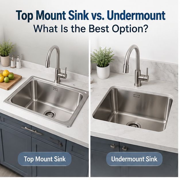 Top Mount Sink vs. Undermount - What Is the Best Option?