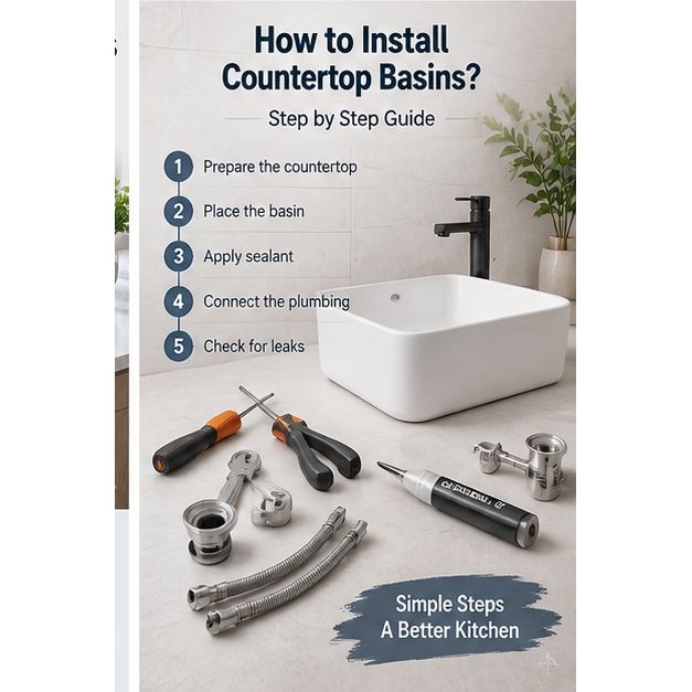 How to Install Countertop Basins: Step by Step Guide?