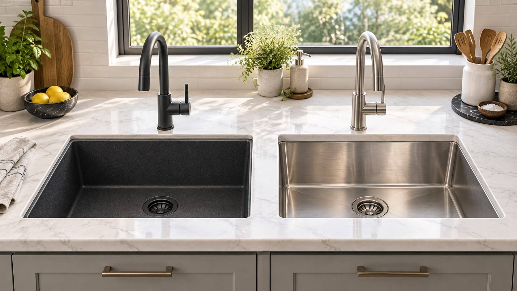 Are Quartz Composite Sinks Really Better Than Stainless Steel Sinks?