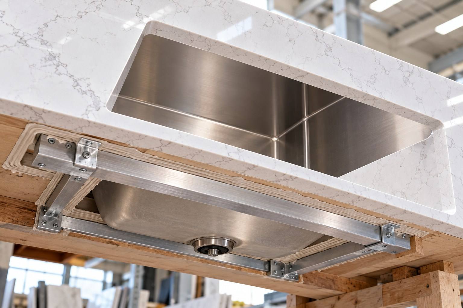 How To Reinforce An Undermount Sink Opening in Quartz?